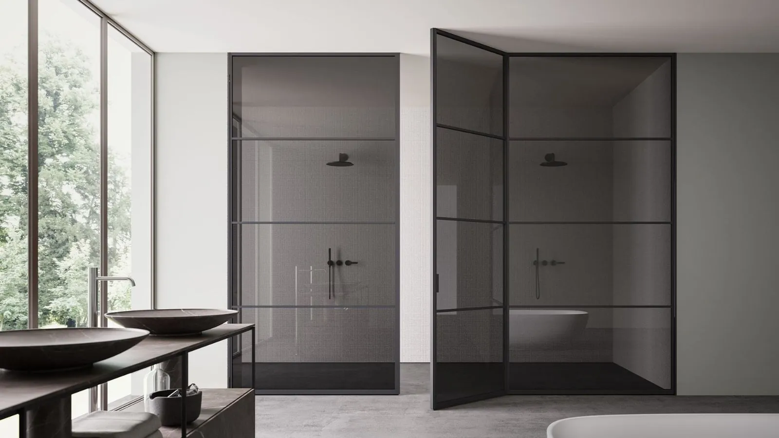 Pareti Doccia in Vetro Moderne | SHOWERING di ADL Design